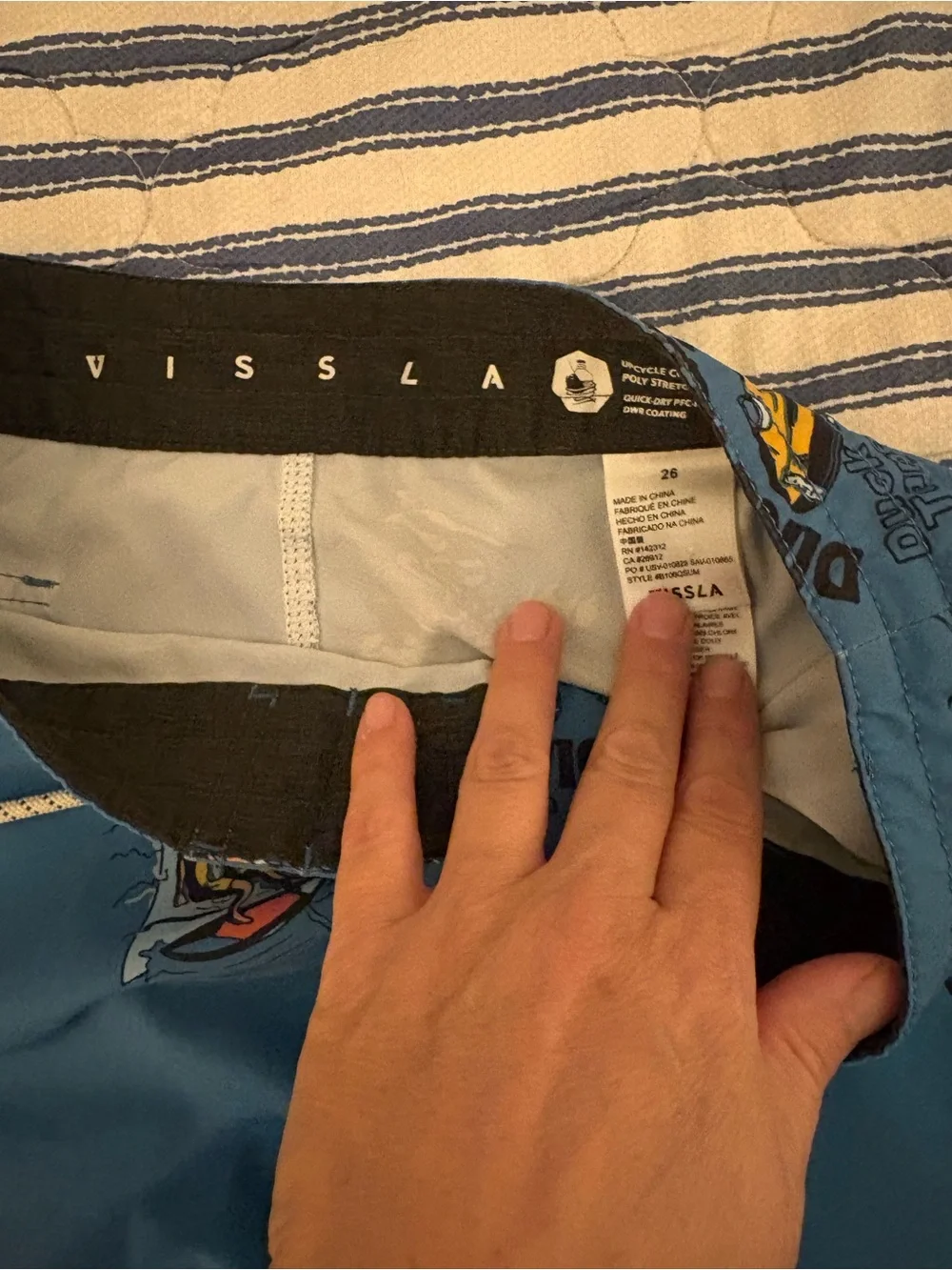 7 Mixed Boy’s Swim Trunks - Blue, Black, Yellow, Gray
